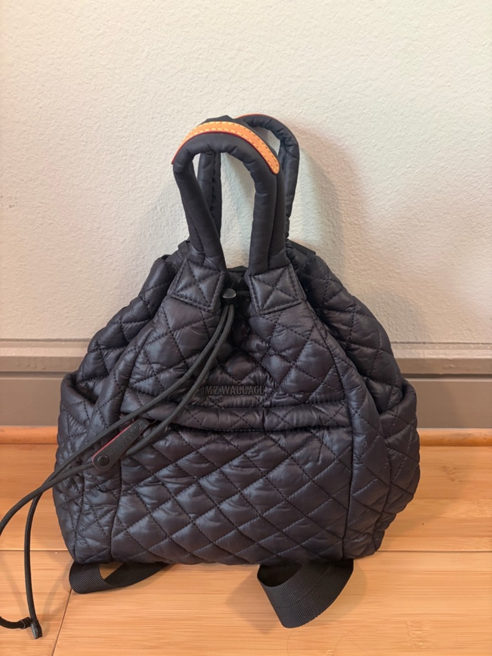 MZ Wallace Small Metro Convertible Backpack with removable pouch